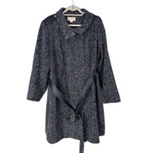 Michael Kors Wool-Blend Belted Coat – Women’s Size 2X